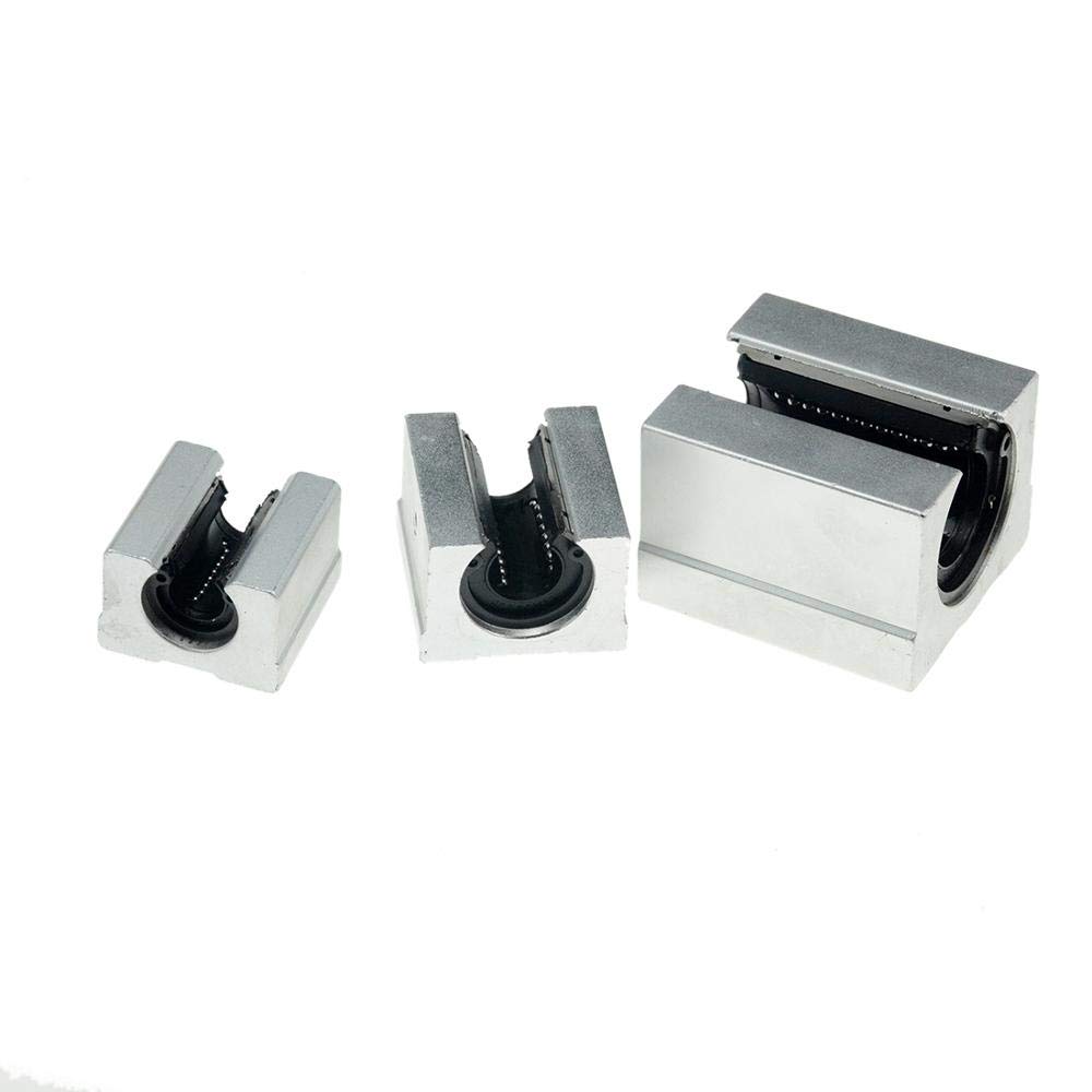 Roulement à Billes linéaire Professionnel 2 pièces SBR12UU SBR13UU SBR16UU SBR20UU SBR16LUU SBR20LUU SBR25LUU 12 mm Rail de routeur CNC(SBR12UU)