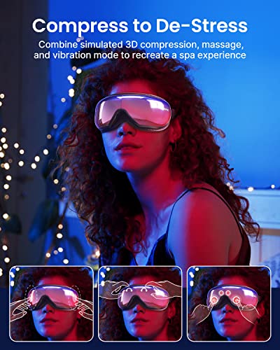 Valentine's Day Gift: RENPHO Eye Massager with Heat and Bluetooth Music for Mom