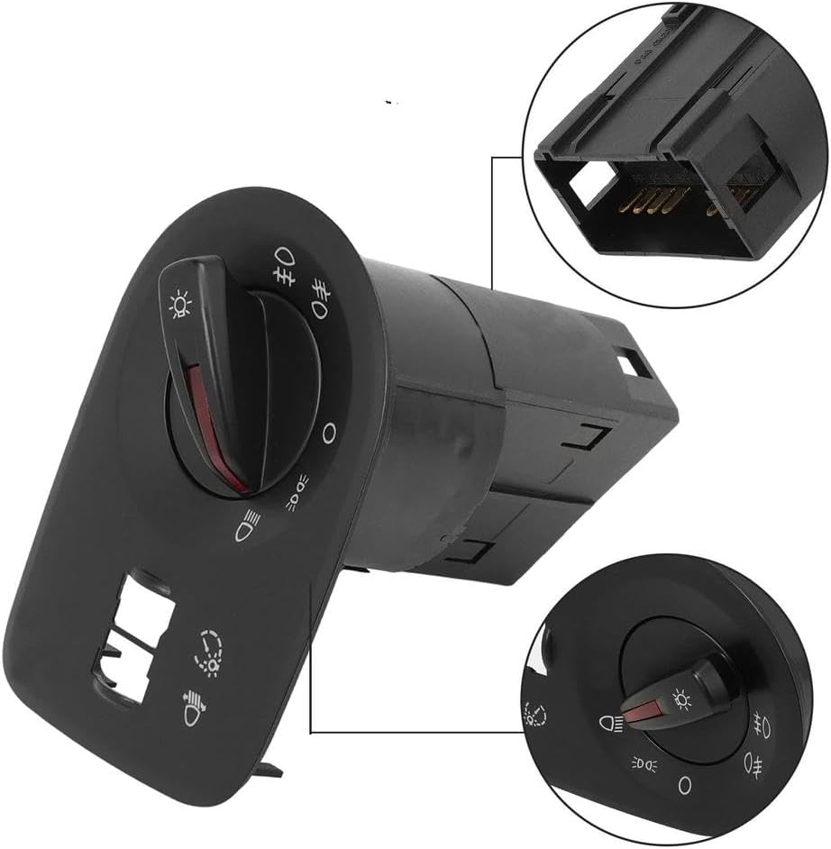 Fog Light Headlight Light Switch for Seat Ibiza IV Main Light Switch Control Button Switch Auto Parts Accessories