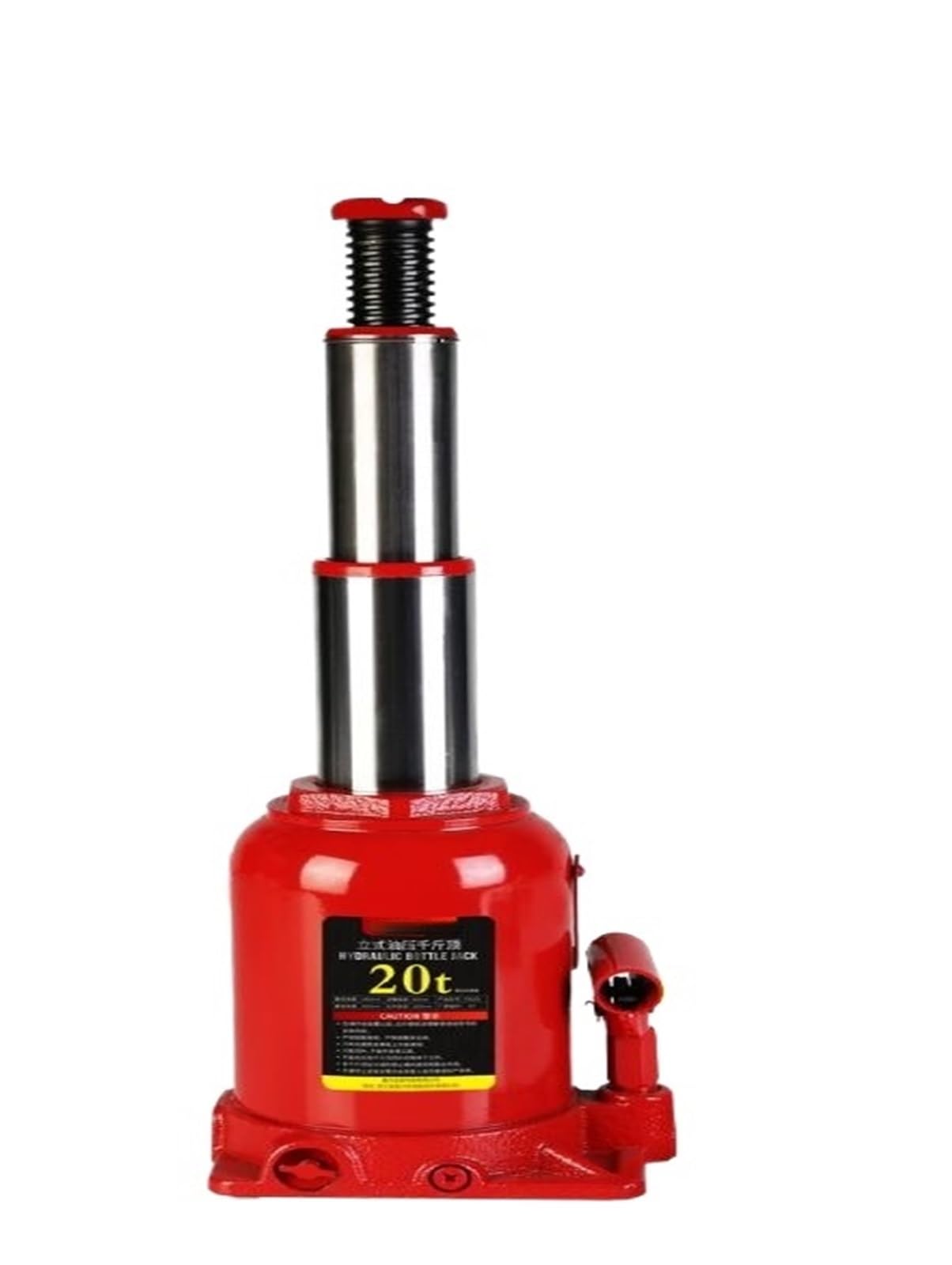 Hydraulic Jack, 12T/16T/20T/30T/32T/50T Vertical Hydraulic Jack Car Car Tire Changing Tool Car Jack(20T Double Section)