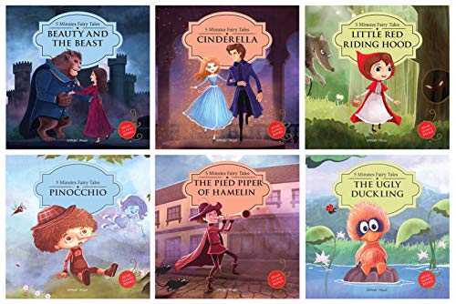 Image of 5 Minutes Fairy Tales Bookset: Giftset of 6 Board Books for Children (Abridged and Retold)