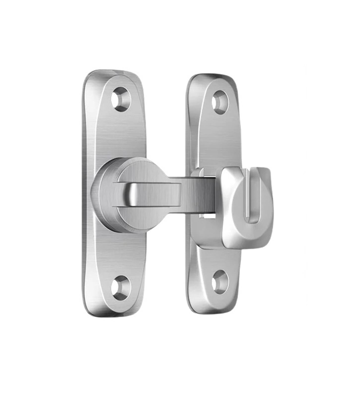 CYJAZNHH 90/180 Deg Flip Sliding Latch Zinc Alloy Cabinet Bathroom
