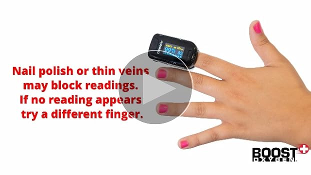Amazon.com: Boost Oxygen Deluxe Fingertip Pulse Oximeter