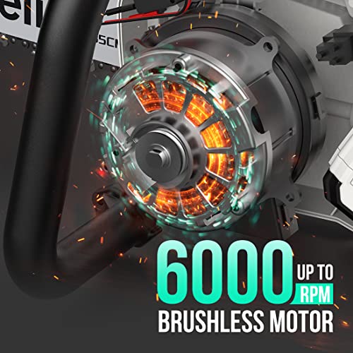 Litheli Cordless Battery Chainsaw 14",40V Battery Powered Chainsaw With Brushless Motor, 2.5Ah Battery And Charger #TOP4