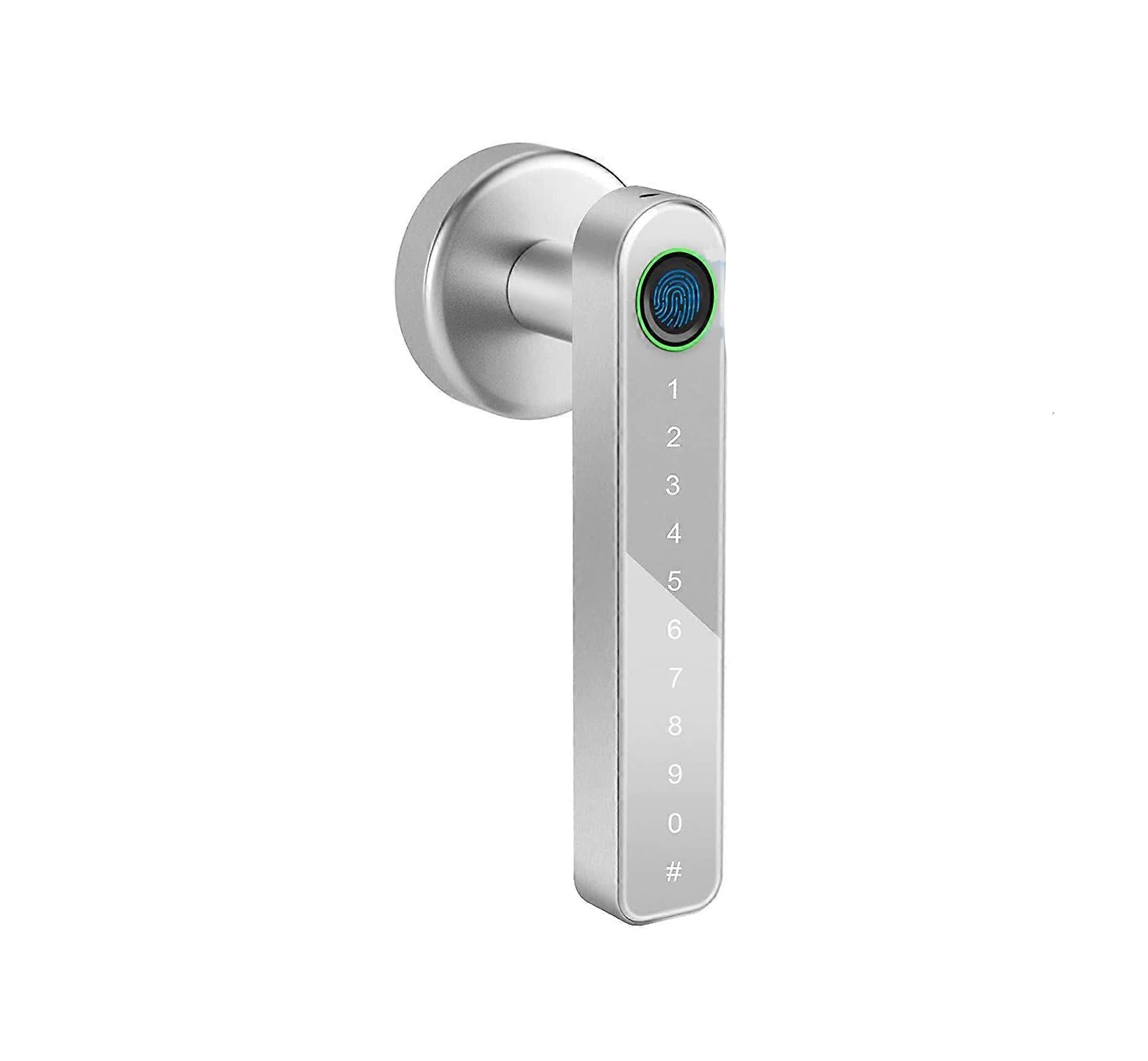 Joyhappst Image Color Smart Door Lock Keyless Entry Door Lock Keypad Door Lock With Handle, Fingerprint Door Lock With Tu