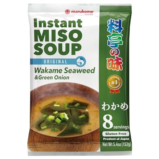 Marukome Sopa Instantánea de Miso Ryoutei-No-Aji con Wakame 156g