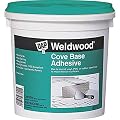 DAP 7079825053, 1-Quart 25053 Weldwood Cove Base Adhesive, White, 32 Fl Oz