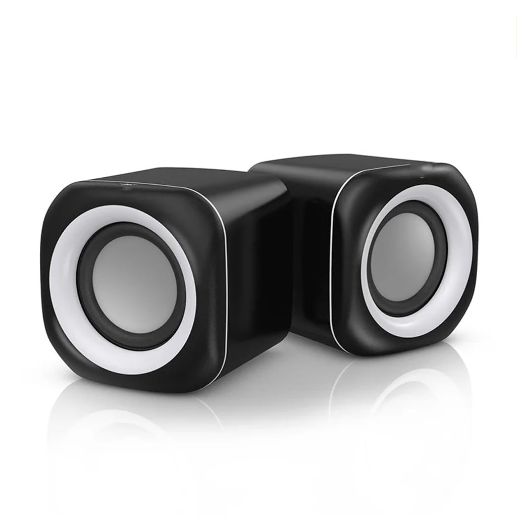 Computer Speaker for Laptop PC Subwoofer Wired Music Player Audio Speakers Deep Bass Sound Loudspeaker(E)-picture-27