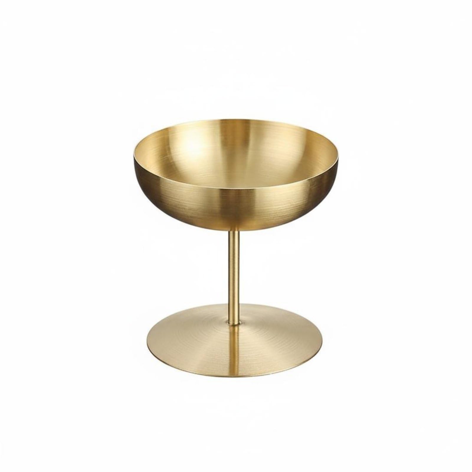Vaso mezcla acero inoxidable Copa Barware moderno con acabado oro duradero de 150ml