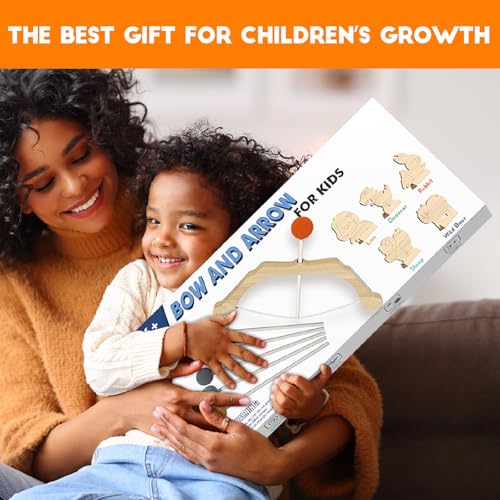 Chinensis Kids Wooden Bow And Arrow Set–Safe Archery Toy thumb #5