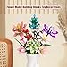 Advent Calendar 2024 for Kids Adults Teens 2025 24 Days Flower Bouquet Christmas Countdown Advent Calendar, Christmas Bouquet Blocks, Xmas Building Toys Gift Kit Home Decor for Boy Girl (Sunflower)