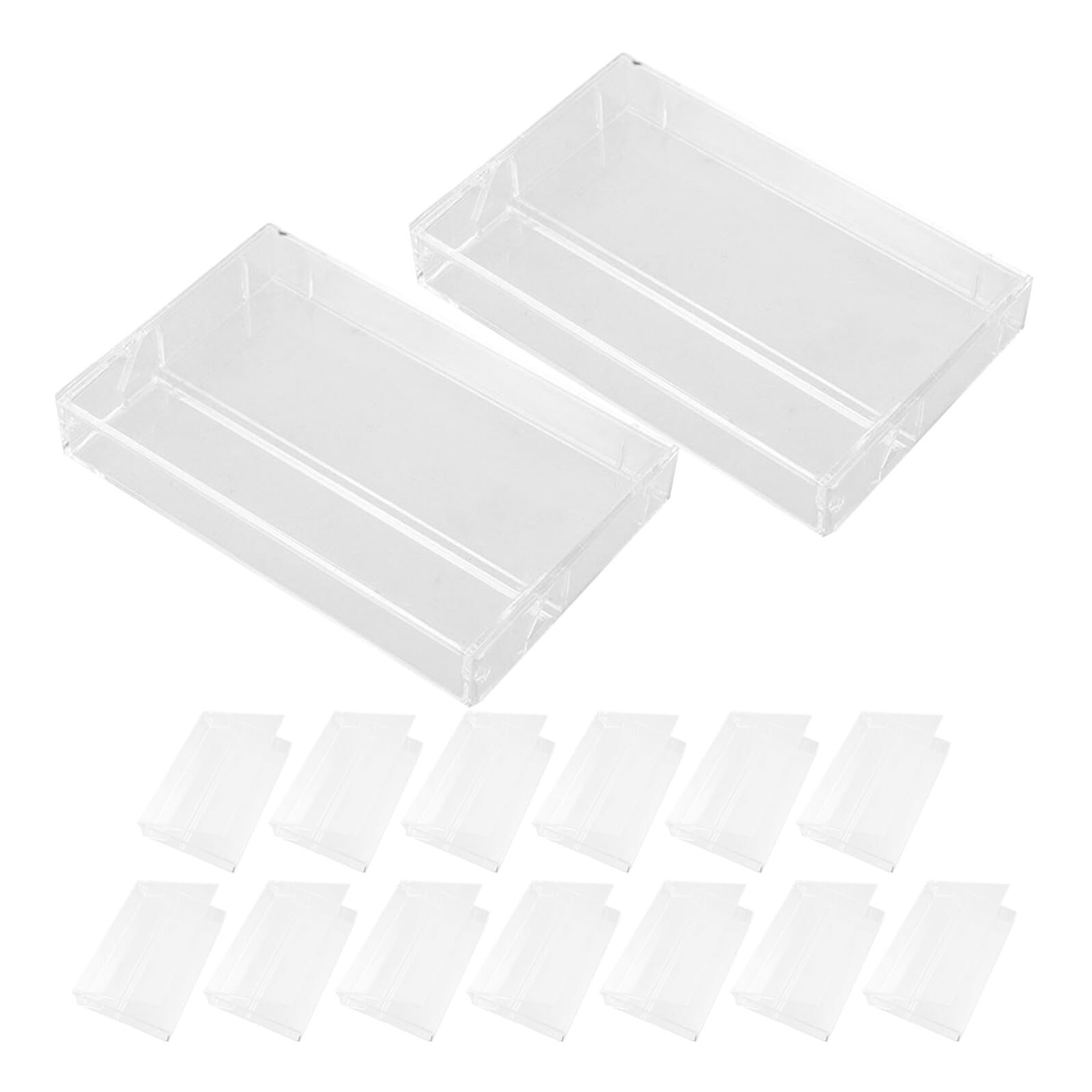 Boîtier de Cassette Plastique Grosse Capacité de Rangement pour Rangement Rétro