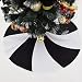 Gireshome 36" Patchwork Black and White Polar Fleece Lollipop Design Christmas Tree Skirt Xmas Tree Decoration Merry Christmas Supplies Christmas Decoration