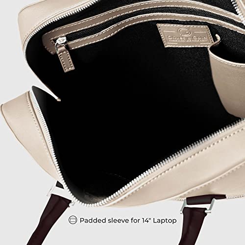 Image of OLIVES & GOLD 14 inch ROYE Laptop Bag For Men and Women | Detachable and Adjustable Shoulder Strap | Travel Friendly | Lightweight