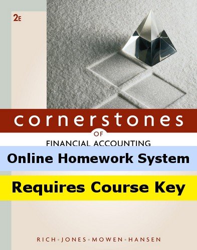 Aplia (with Cengage Learning Write Experience 2.0 Powered by MyAccess) for Cornerstones of Financial Accounting, 2nd Edition