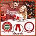 Misdary 9 Pcs Christmas Ugly Sweater Medals Award Sweater Sash Award Ribbons Set Contest Medals Ugly Sweater Award Sash Small Badges Kit for Ugly Sweater Contest Christmas Tree