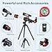 ToyerBee Kids Telescope, Space Toys with 3 Eyepieces & Compass, Portable Science Kits for Kids as Astronomy Gifts, Great Educational Telescope and Stem Toys to See Moon, Buildings and Animals