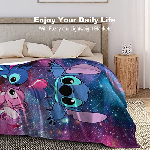 Cartoon Blanket Super Soft Flannel Throw Blanket Warm Comfortable Blanket Gifts For Kids Adults All Season 60"X50" #TOP3
