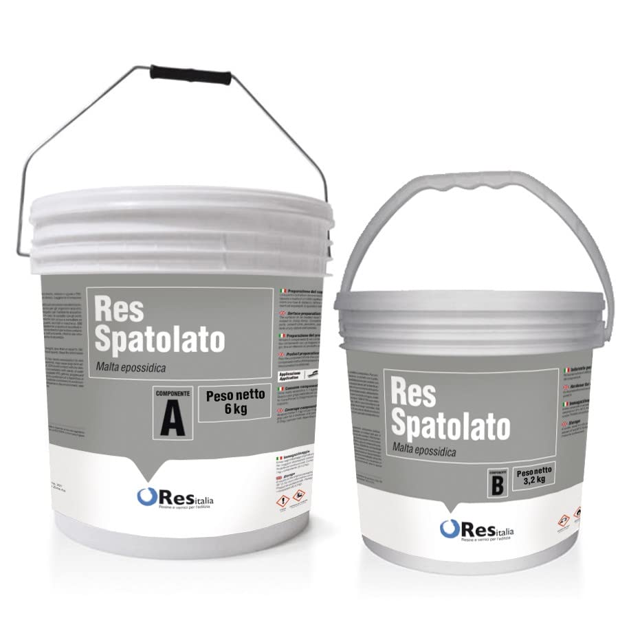 Kit d'étanchéité en résine époxy colorée pour sol intérieur de 8 m² avec nuancier RAL