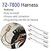 Speaker Connector Speaker Wire Harness 72-7800 Compatible with Honda Civic Cr-v Ridgeline Accord Element Acura Integra TSX RSX CL ILX MDX RL TL Door Speaker Harness Adapter 4 Pack