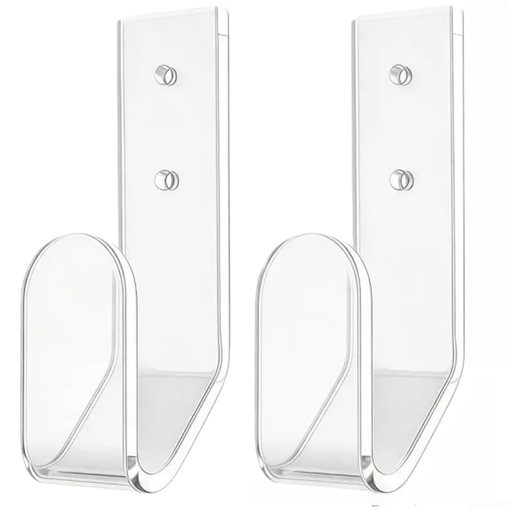 Acrylic Wall Mounted Wrestling Belt Holder Display Shelf Transparent Championship Organizer Space Saving Rack for Home Gym Bedroom Adults Kids 2 or 4(2 pcs)