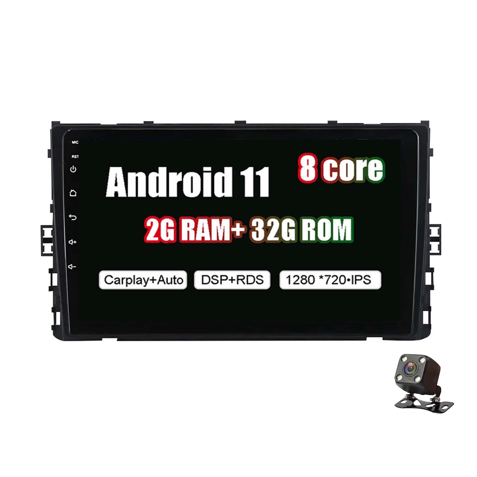 Autoradio Android pour VW avec navigation GPS WiFi et connexion Bluetooth