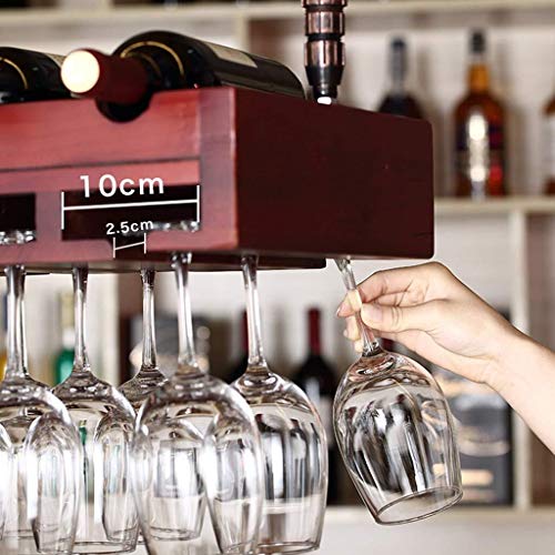 Soporte moderno para botellas de vino montado en pared miniatura 4