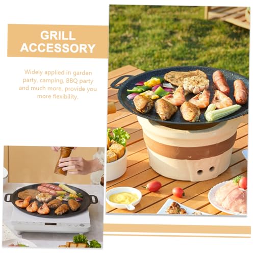 Poêle à griller coréenne multifonction pour barbecue de jardin et camping