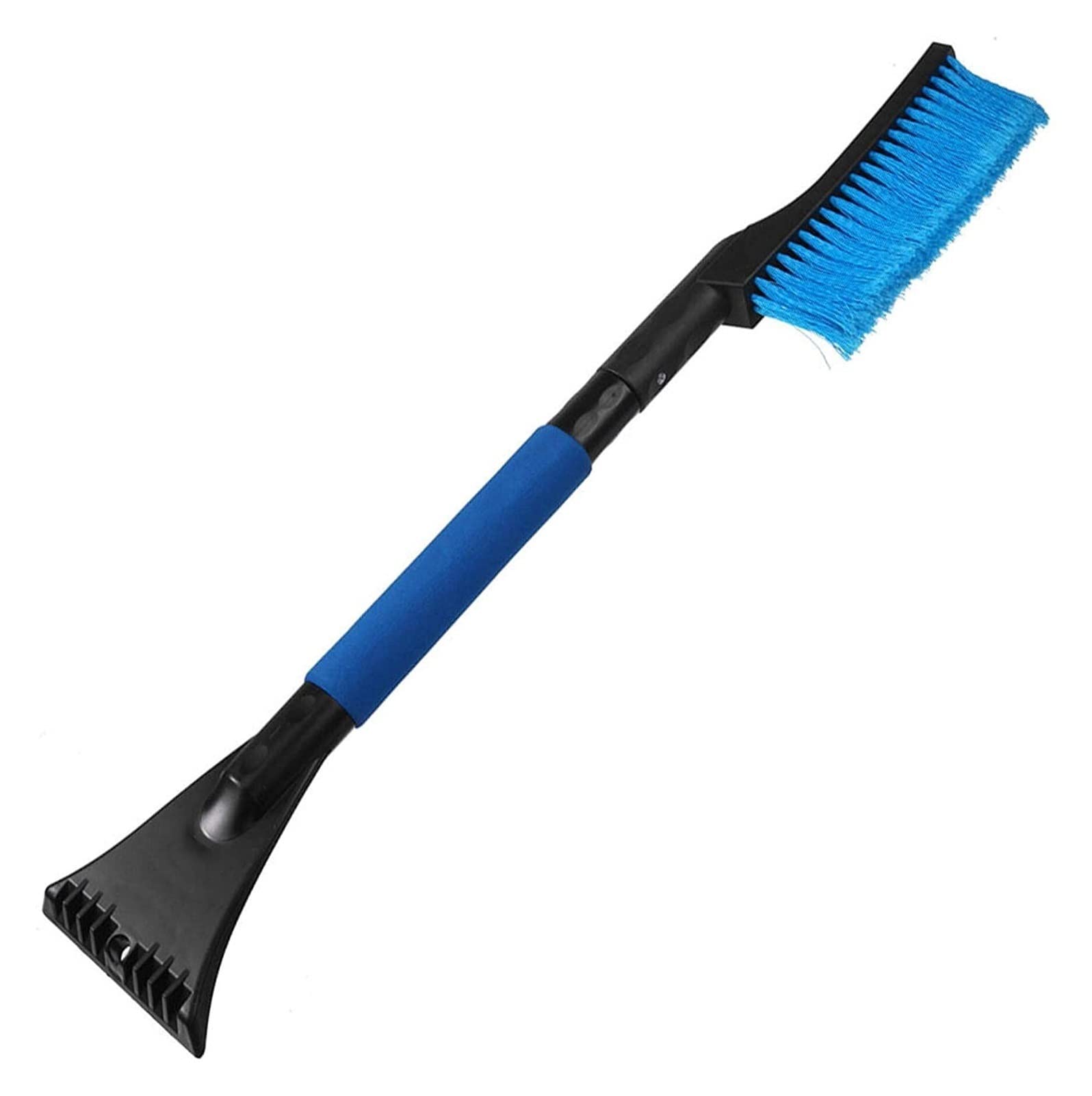 XMING Cepillo de Nieve 2 EN 1 Raspador de Hielo retráctil con Cepillo de Limpieza Pincel de Parabrisas Remoción de Nieve Frost Telescoping Home Snow Remowing Herramientas