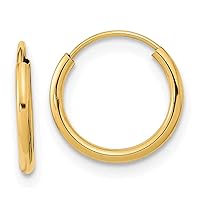 Algopix Similar Product 7 - 14k Madi K Endless Hoop Earrings