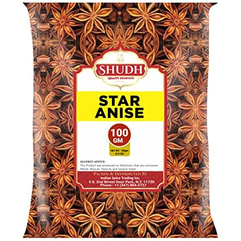 Shudh Star Anise Seeds (3.5 oz | 100 GM) Cover