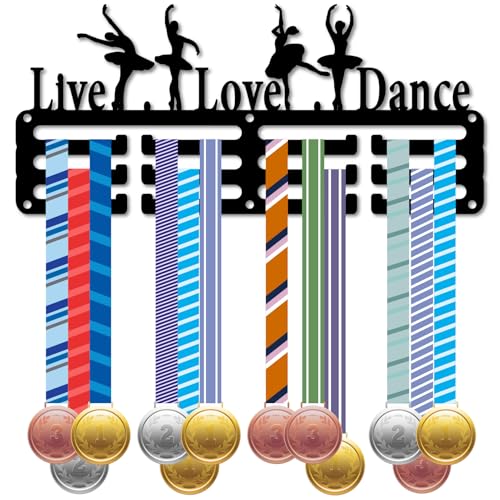 CREATCABIN Support médailles danse mural 40+ rubans 11.4x5.1po