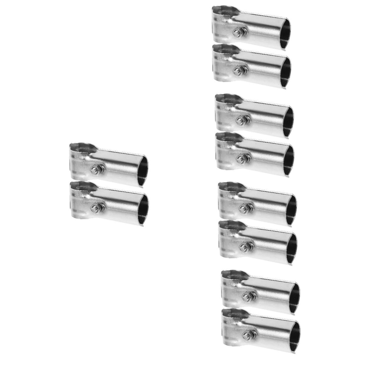 Connecteur tuyau métallique raccord tube double acier inoxydable fixation de plateforme