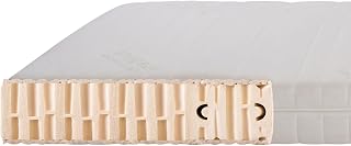 SHOGAZI® Luxus 17 cm Naturlatex-Matratze, 7-Zonen-Design, H3, Bio-Baumwollbezug – Nachhaltig & Komfortabel, Made in Germay (160 x 200 cm)