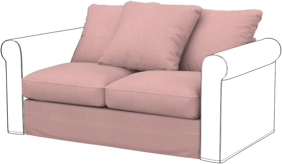 Soferia Replacement Compatible Cover for Gronlid 2-Seat Section, Fabric Elegance Red
