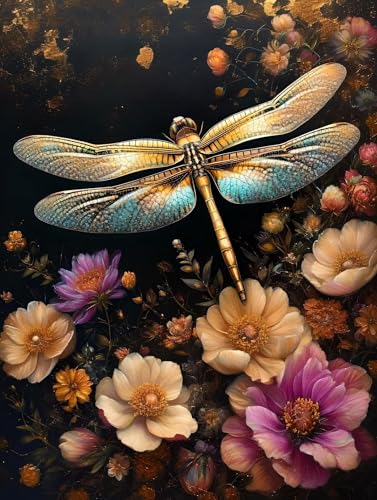 Broderie diamant kit complet fleur mosaïque cristal loisirs créatifs adulte