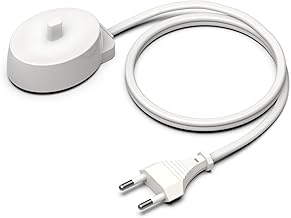 hafiuege 0.9W Per Braun Caricatore Alimentatore spazzolino elettrico Caricabatteria Per Braun compatibile con Per Oral-B Genius 8500 9000N 8900 9900 Pro Smart 4 4500 6 6000N Smart 4