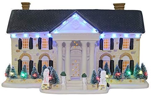Dyno Seasonal Solutions Elvis Presley Graceland Musical and Illuminated Replica House
