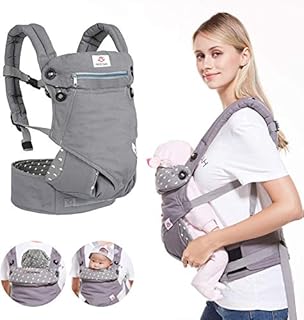 LEADSTAR Baby Carrier,Adjustable & Breathable Baby Soft Carrier Sling - Comfortable Ergonomic Cotton