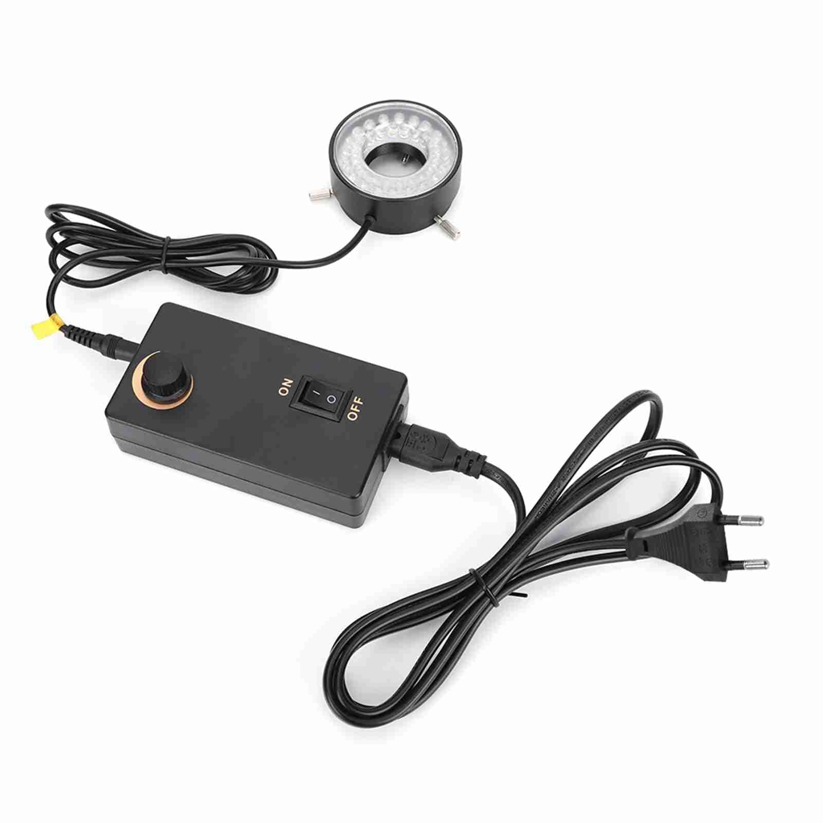 Anello luminoso LED regolabile - Sorgente luminosa per microscopi video e fotocamera - Alta luminosità e precisione - Progettato per fotografi e scienziati
