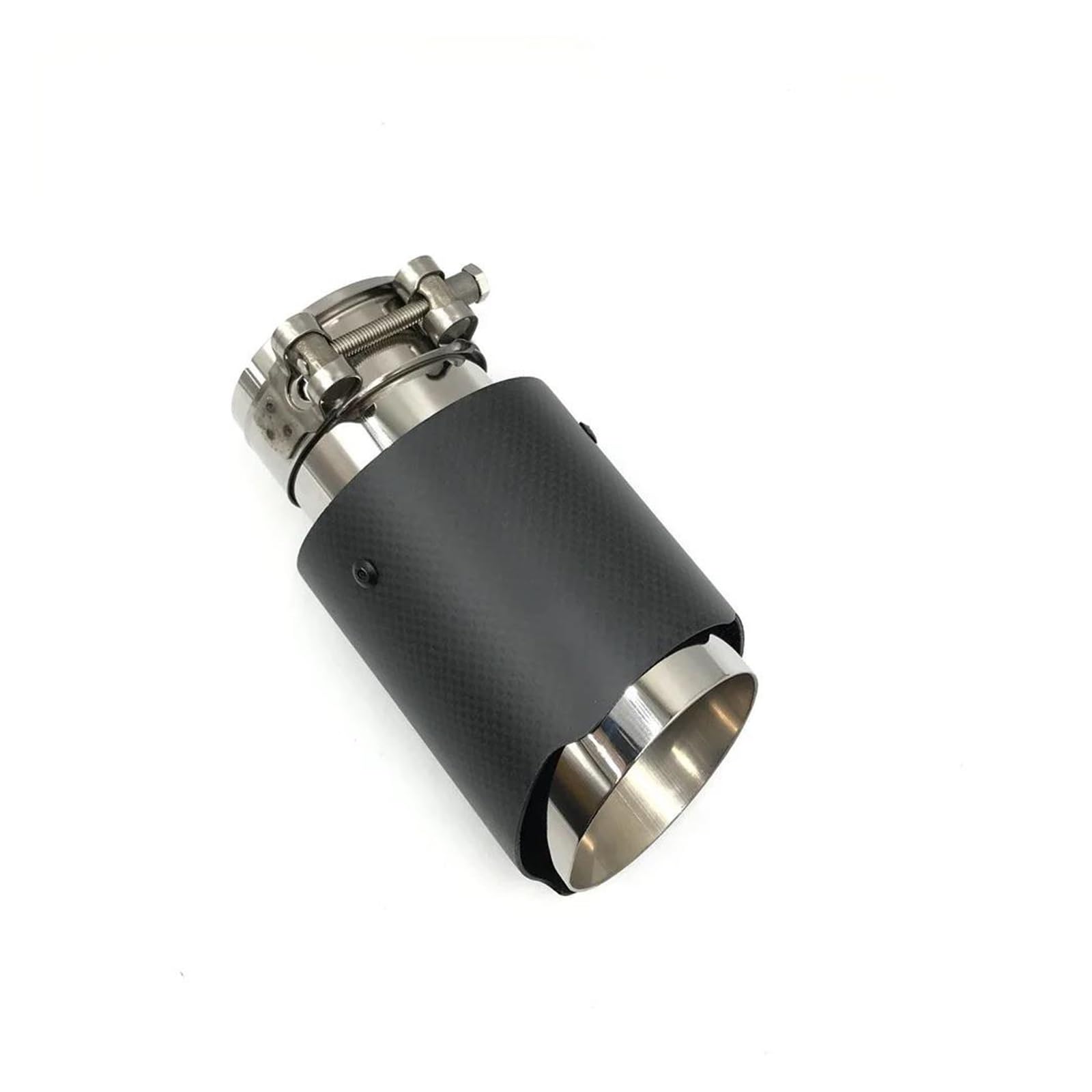 Tuyaux D'échappement Pour Bmw 1 Pièce Système D'échappement Voiture Carbone Mat Pointe Silencieux Tuyaux Queue Universel Sablage Tuyau D'échappement Acier Inoxydable Embout Échappement