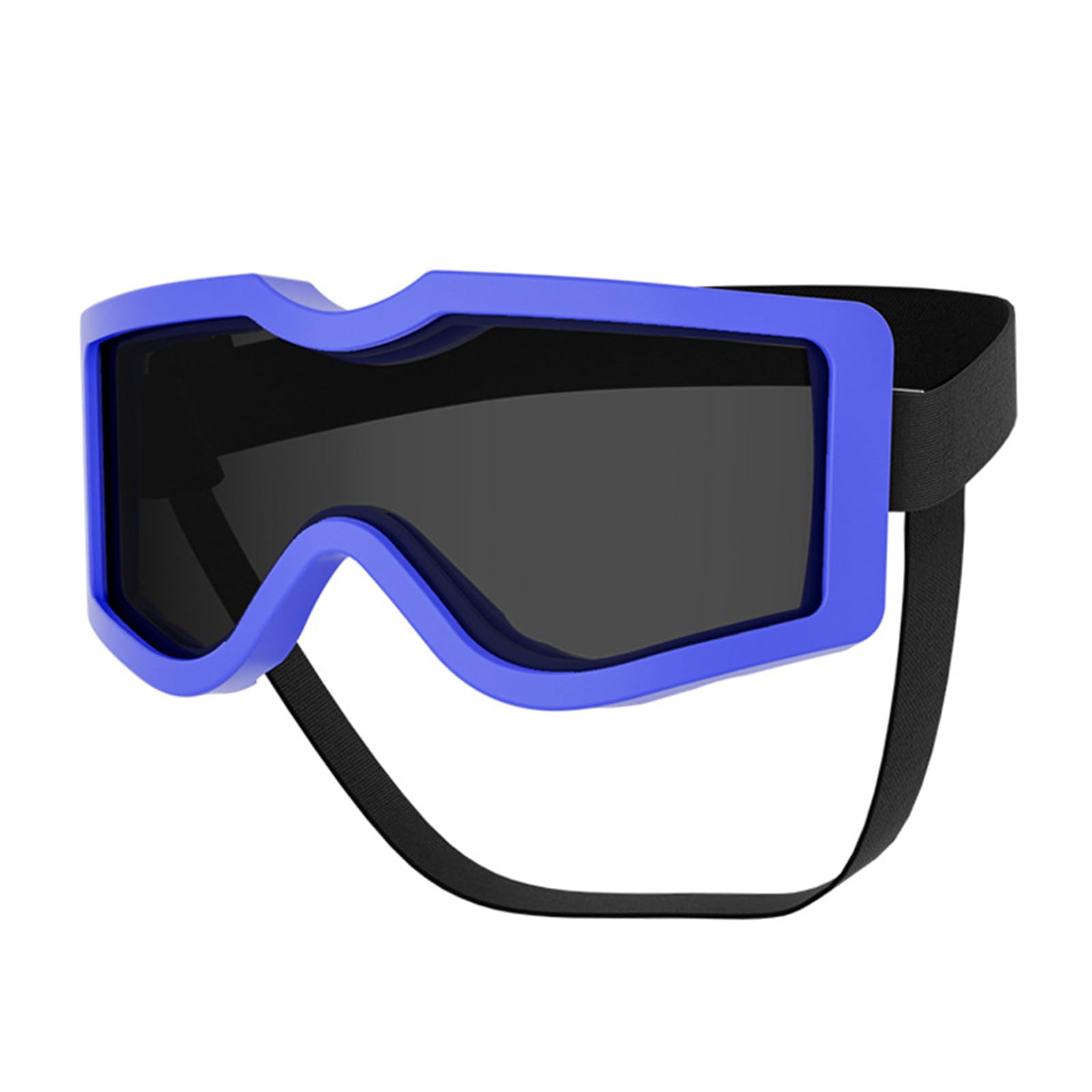 LUCKGONI Dog Goggles Scratch Resistant Sunglasses for Clear Visual Comfort Adjustable Strap Wind for Outdoor Activity