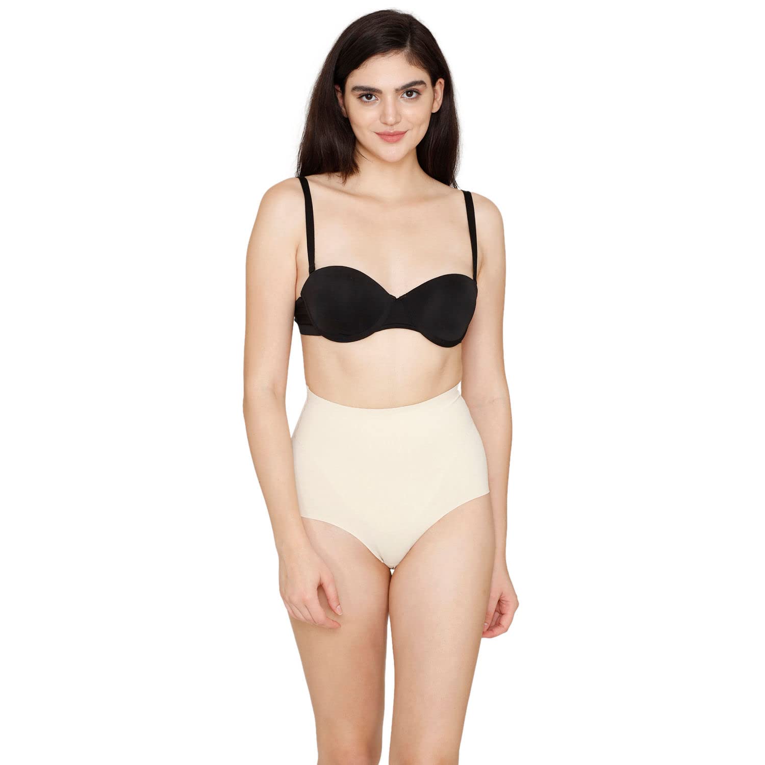 zivame All Day Light Weight Midwaist Brief - Oyster White-picture-15