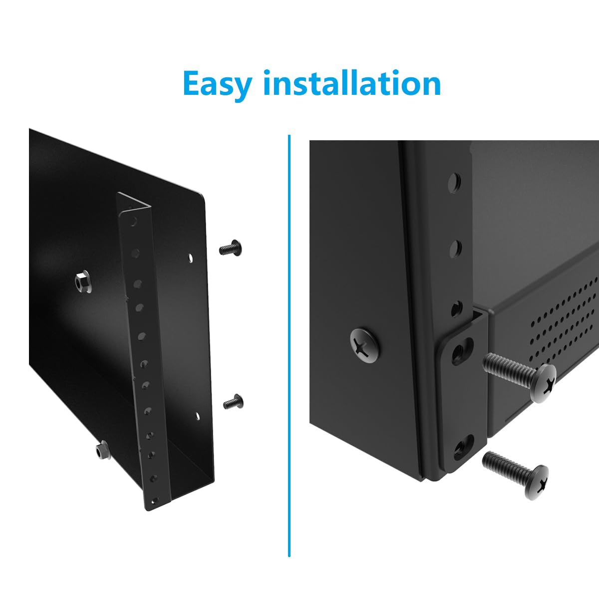 Rack di rete per montaggio a parete, profondità 35,6 cm, per patch panel da 19", server e apparecchiature IT (4U)