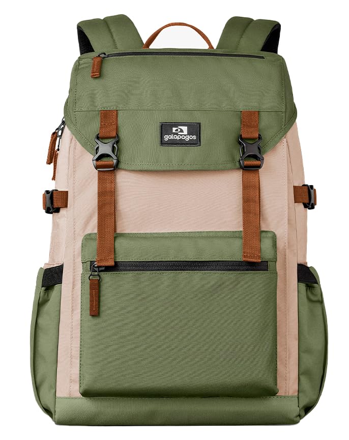 Mochila Pelican 2.0, 30 Litros, para Notebook 15,6', 44 x 30 x 18 cm (Verde e Caqui)
