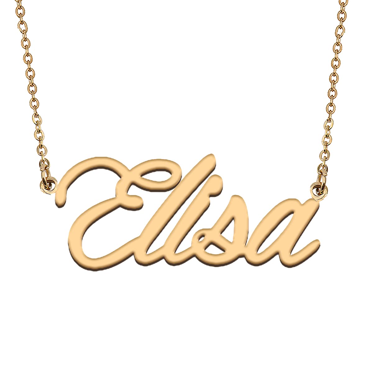 HUAN XUNPersonalized Jewelry Custom Initial Pendant Custom Name Necklaces for Women Girls