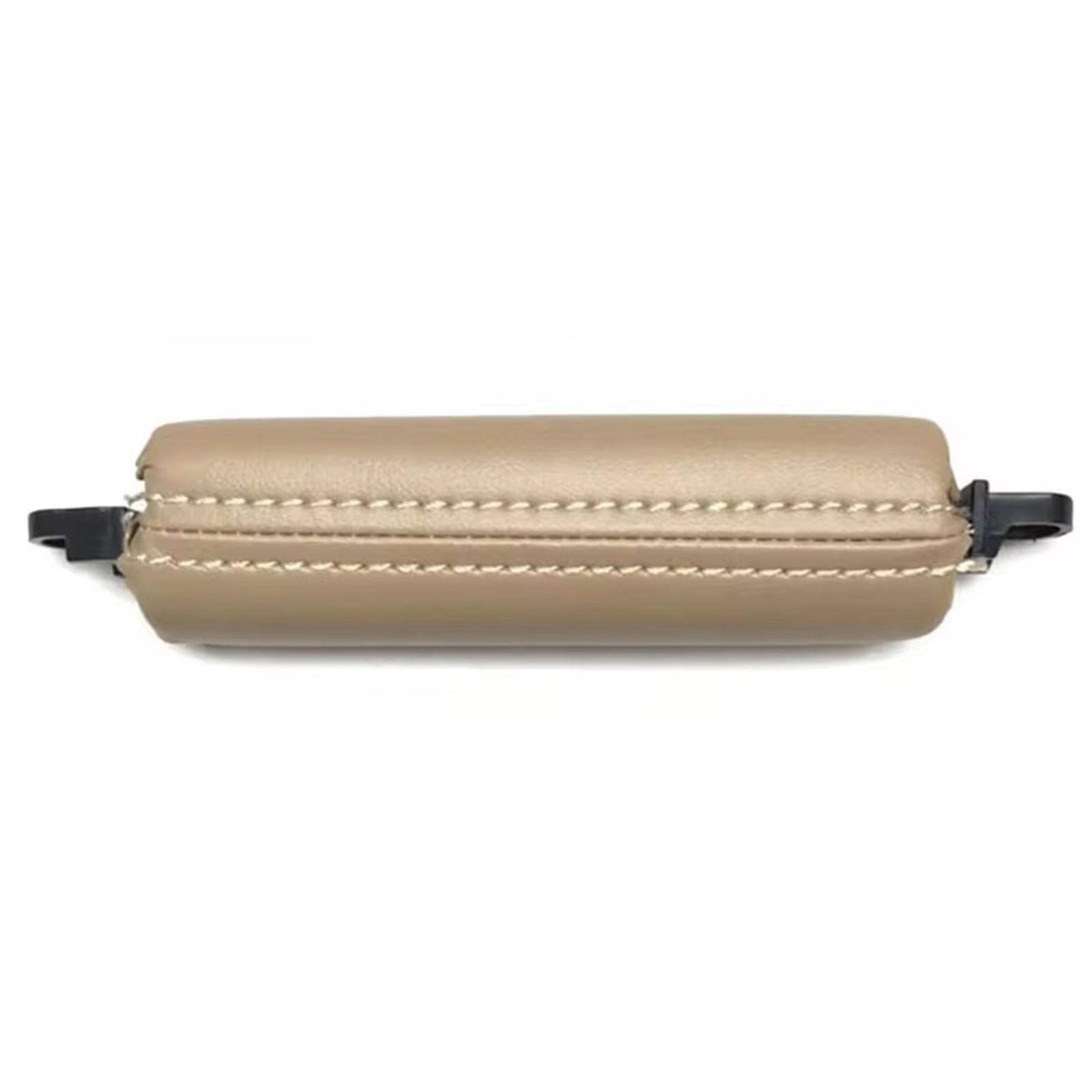 BQWYEDPL Fit for VW Fit for Touareg Car Interior Door Left Right Driver Side Leather Pull Handle 2003-2010 Car Door Latch Handle(Beige)