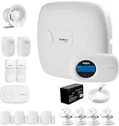 Kit Alarme Intelbras Internet 8 sensores, 2018 E, Completo