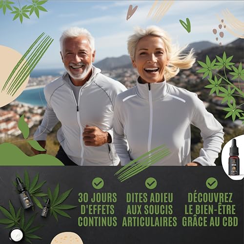 ARTISAM | Huile de CBD PURE H 40% 4000 mg Pressée à Froid | Huile de Graines de chanvre | Formule Premium Fabriquée en France | Sommeil Puissant | cdb Hemp Oil herbe puff infusion Tisane hhc 10 ml – Image 4