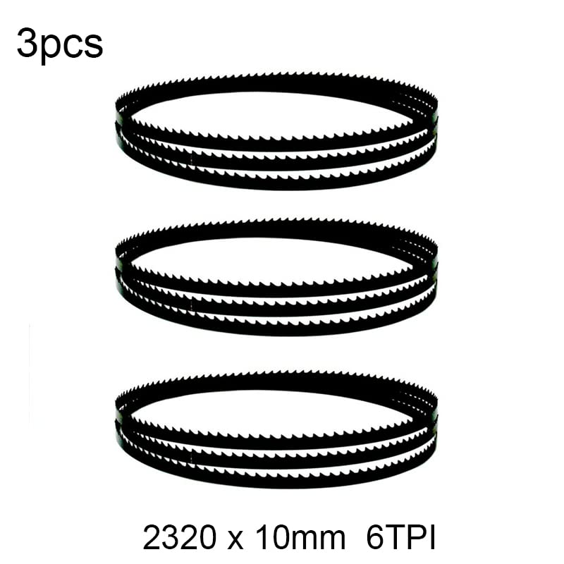 3 szt. 2320 x 10 mm 6 zębów piły taśmowej do narzędzi obróbki drewna Akcesoria cięcia